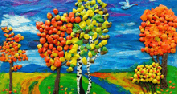 Итоги детского конкурса лепки «Осенний пейзаж из пластилина»
