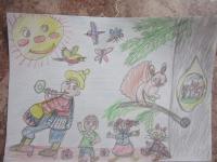 Рисунок как я провел лето ребенку 5 лет