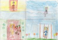 Рисунок как я провел лето ребенку 5 лет